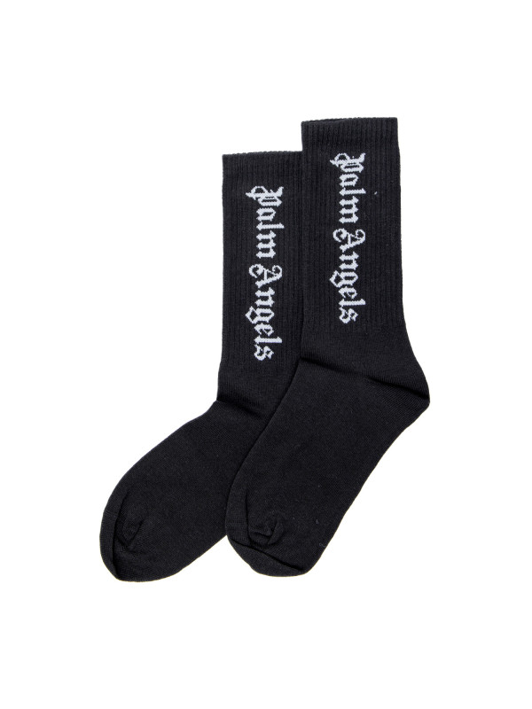 Palm Angels  high socks logo zwart