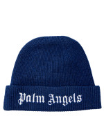 Palm Angels  knit logo beanie blue Palm Angels   knit logo beanie blue - www.derodeloper.com - Derodeloper.com