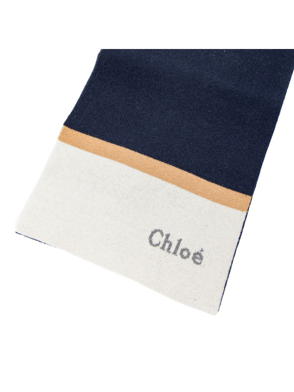 Chloe shawl blauw