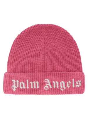 Palm Angels  Palm Angels  logo beanie pink