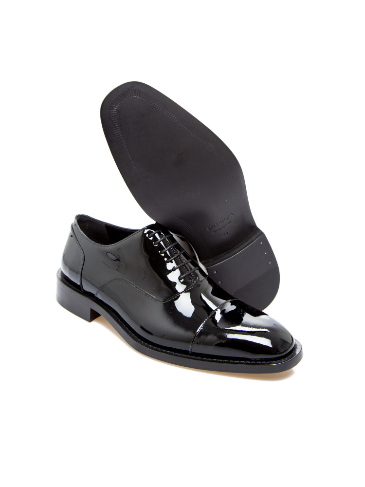 Balenciaga leather shoe glossy Balenciaga  LEATHER SHOE GLOSSYzwart - www.credomen.com - Credomen