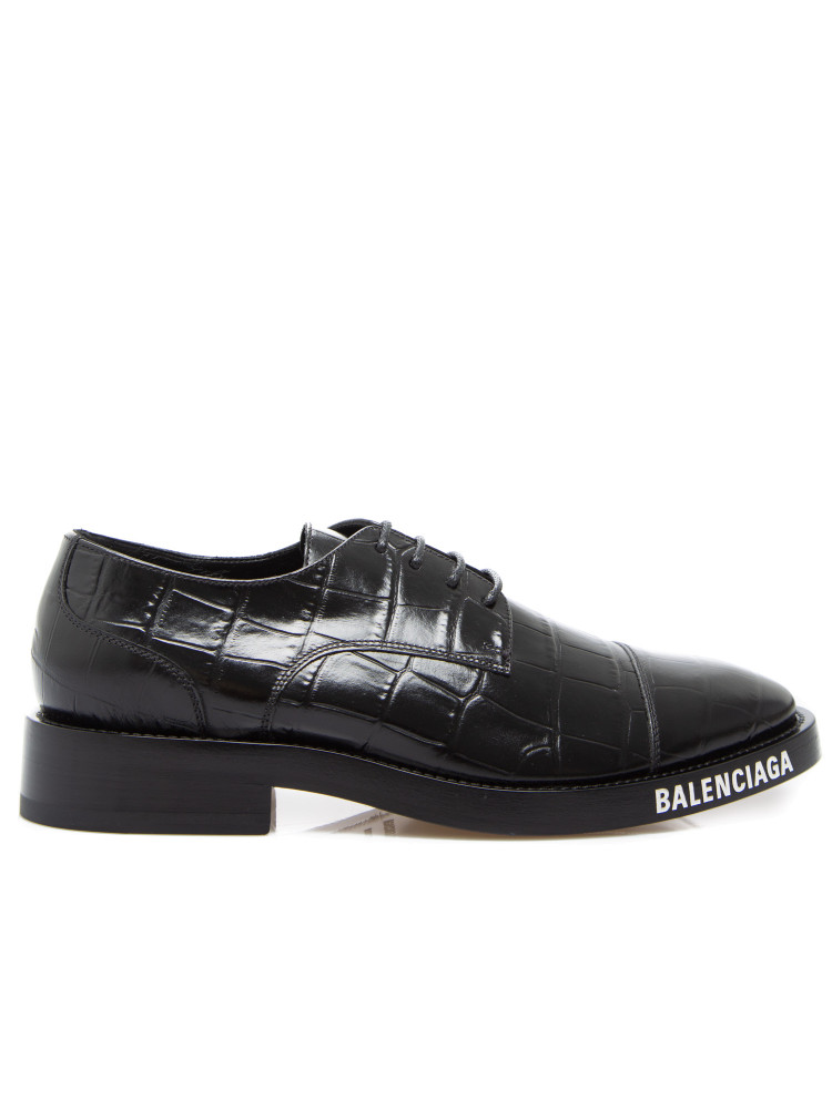 Balenciaga leather shoe Balenciaga  LEATHER SHOEzwart - www.credomen.com - Credomen