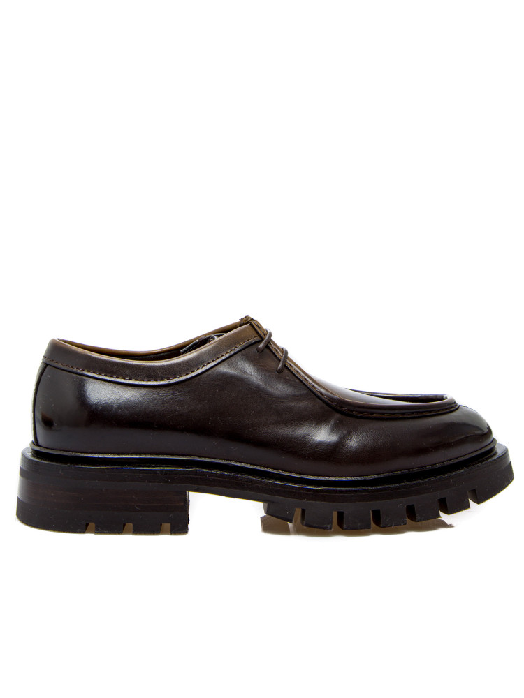 Santoni Leather Derby Shoes