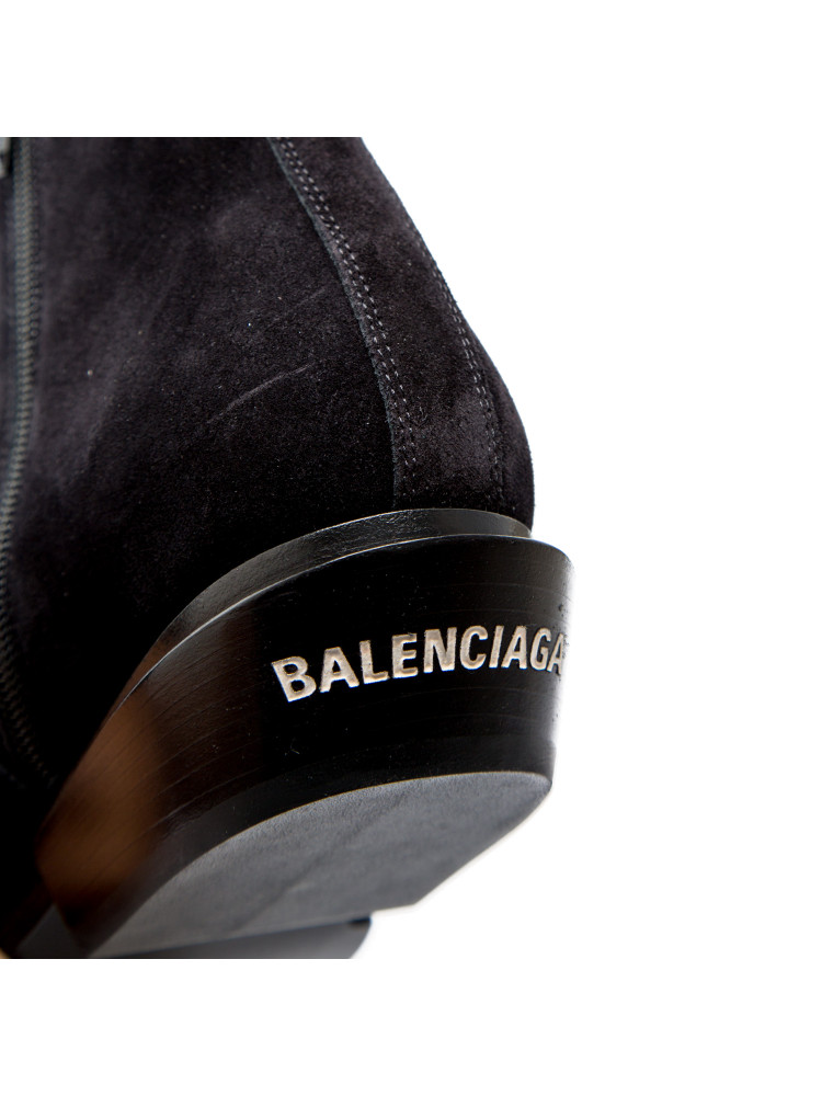 Balenciaga low leather boots Balenciaga  LOW LEATHER BOOTSzwart - www.credomen.com - Credomen