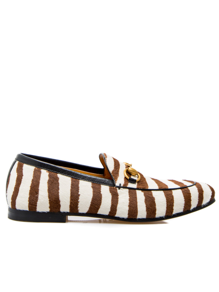 gucci zebra loafers