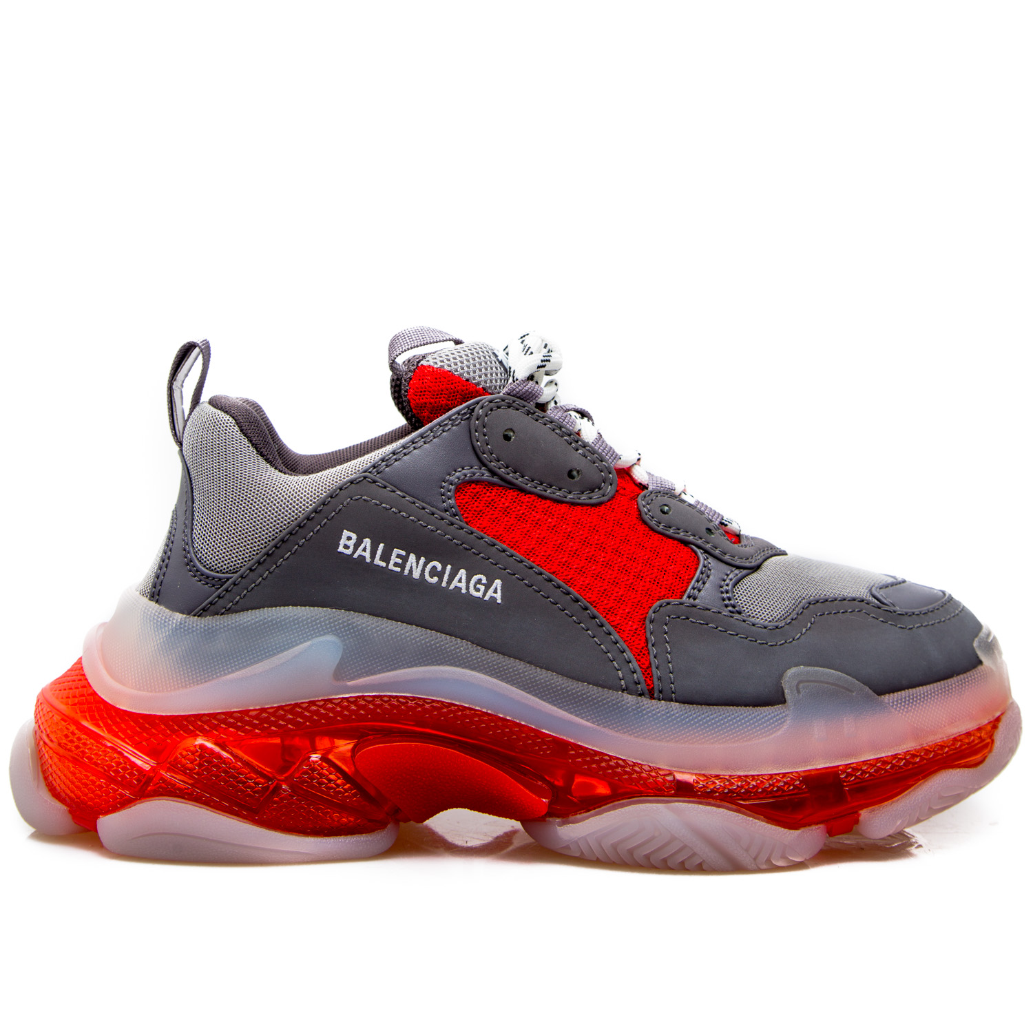 Sneakers grey and blue Balenciaga Triple S Chris Brown on