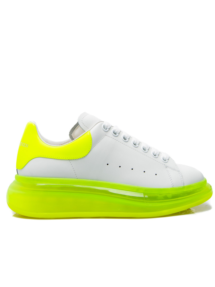 Alexander McQueen Sprint Runner White / Acid Yellow Low Top Sneakers -  Sneak in Peace