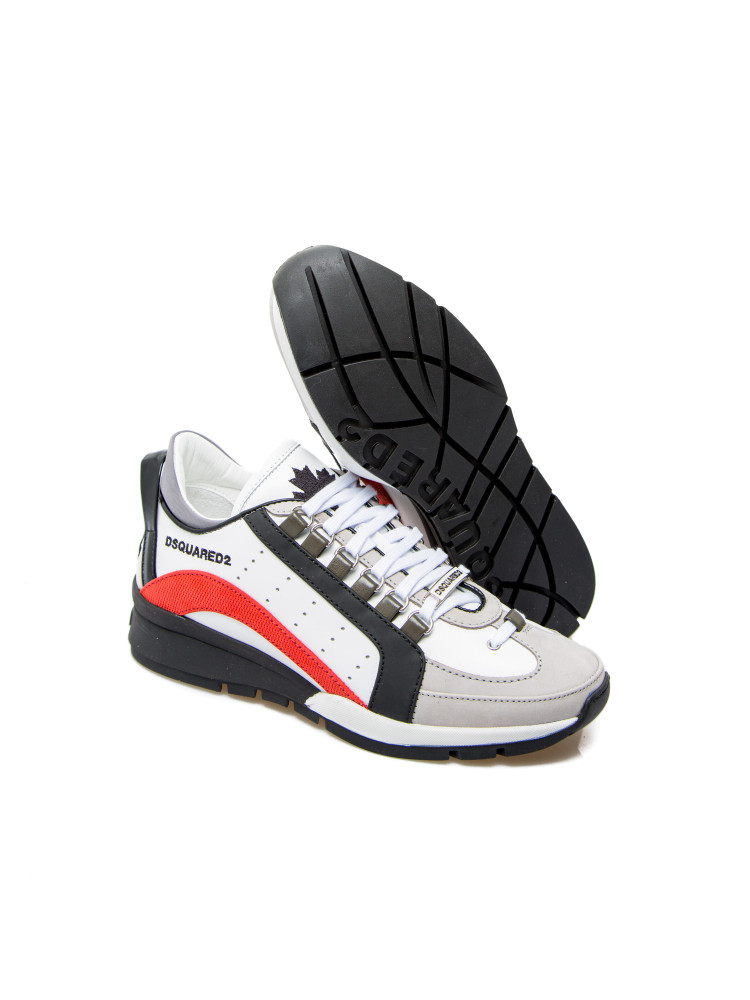 Dsquared2 Icon Logo New Tennis Leather Sneakers - Kicks Galeria