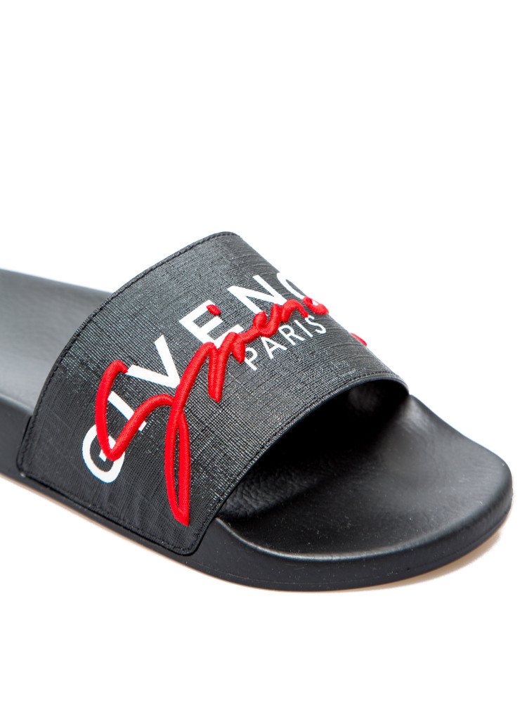 Givenchy slide flat sandal Givenchy  SLIDE FLAT SANDALzwart - www.credomen.com - Credomen