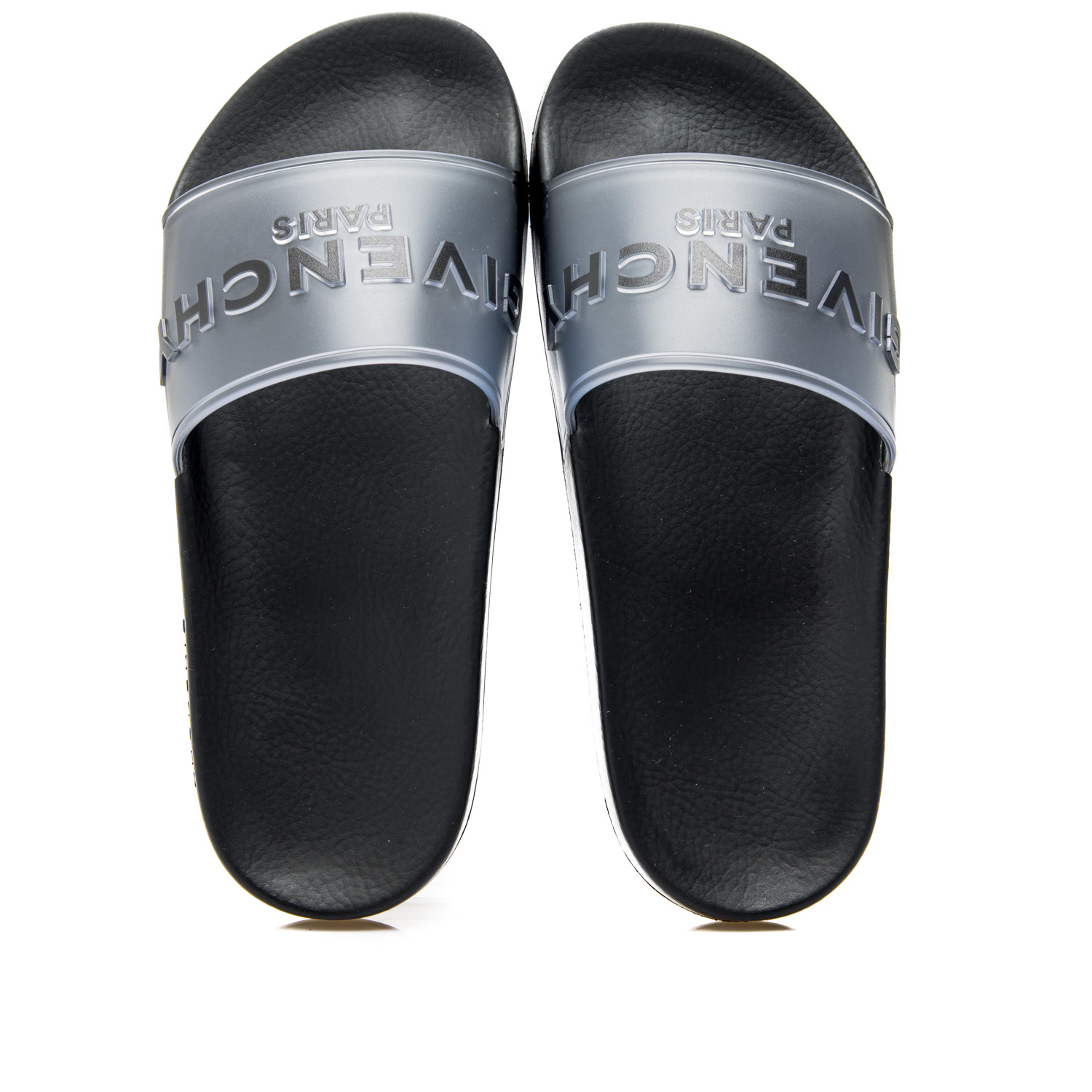 Total 48+ imagen silver givenchy slides - Abzlocal.mx