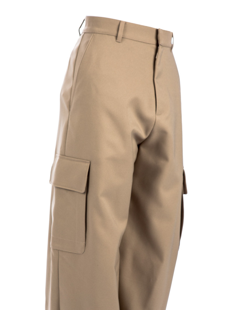 Off White emb drill cargo pant Off White  EMB DRILL CARGO PANTbeige - www.credomen.com - Credomen