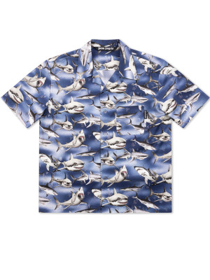 Palm Angels shark bowlingshirt 421-01098