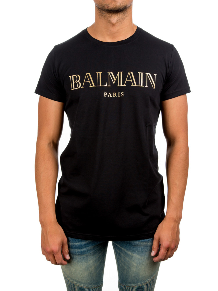 Balmain t-shirt balmain Balmain  T-Shirt BALMAINzwart - www.credomen.com - Credomen