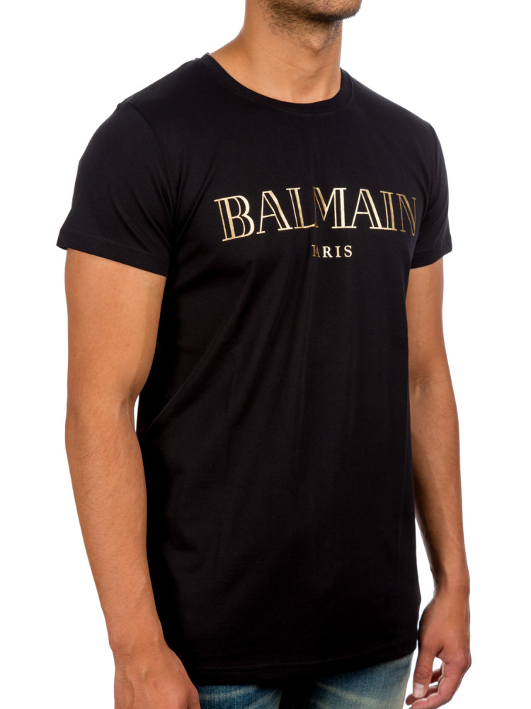 Balmain t-shirt balmain Balmain  T-Shirt BALMAINzwart - www.credomen.com - Credomen