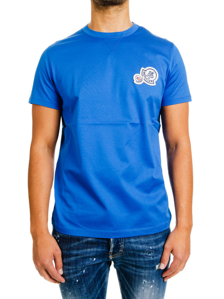 Moncler Men's Double Logo Short-Sleeve T-Shirt
