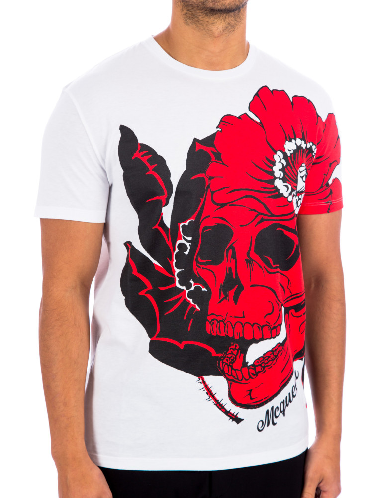 Alexander Mcqueen Skull Print T-shirt | Credomen