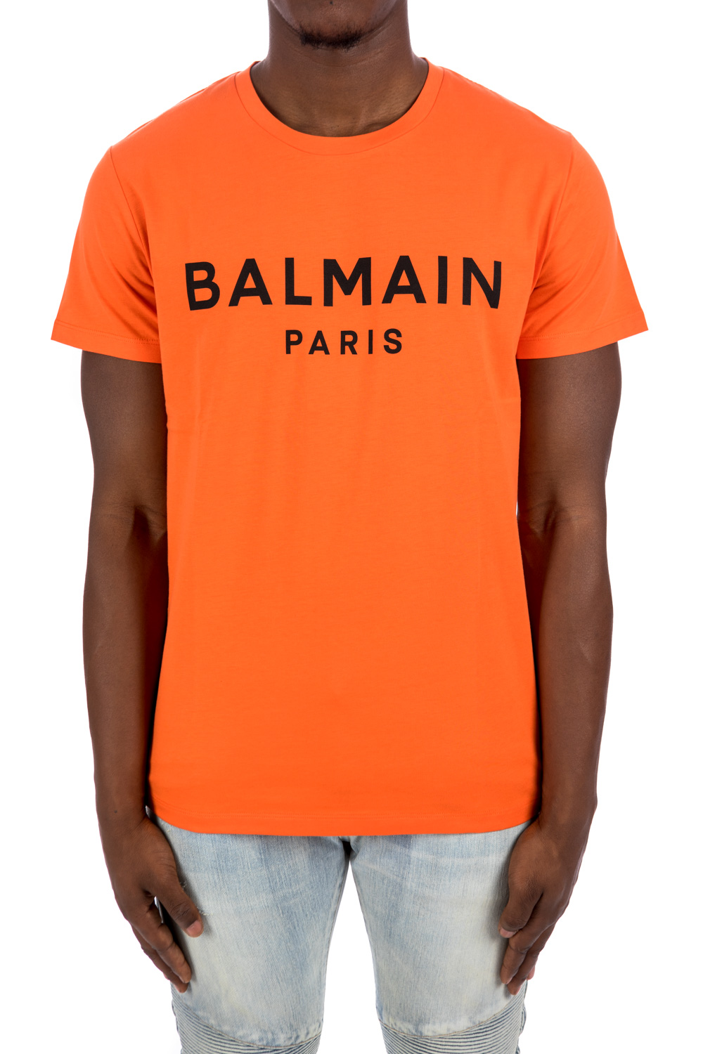 orange balmain t shirt