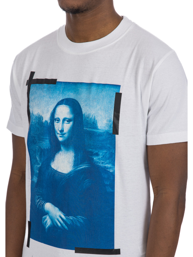 Off White Mona Lisa Slim S/s T | Credomen
