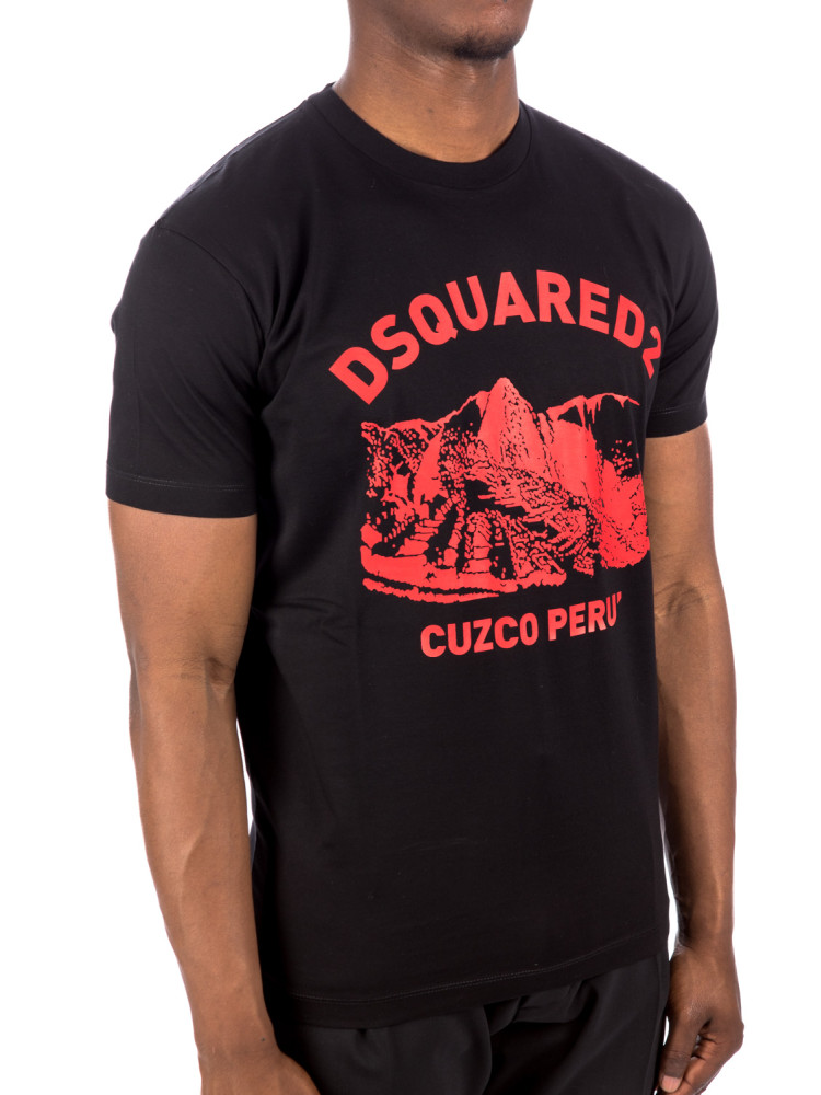 Dsquared2 t-shirt Dsquared2  T-SHIRTzwart - www.credomen.com - Credomen