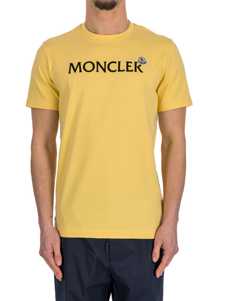Moncler s/s t-shirt Moncler  S/S T-SHIRTbeige - www.credomen.com - Credomen