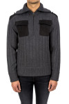 neil barrett knit sweater neil barrett  KNIT SWEATERgrijs - www.credomen.com - Credomen