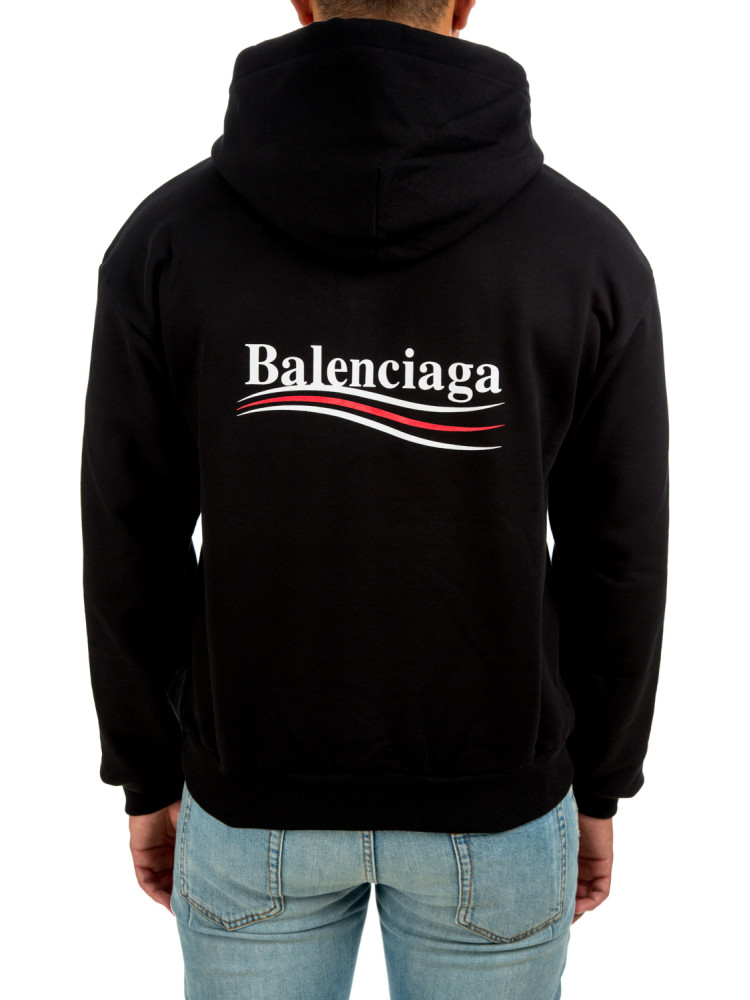 Balenciaga sweater political Balenciaga  SWEATER POLITICALzwart - www.credomen.com - Credomen