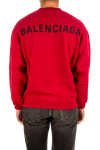 Balenciaga sweater logo Balenciaga  SWEATER LOGOrood - www.credomen.com - Credomen