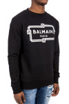 Balmain printed sweatshirt Balmain  PRINTED SWEATSHIRTzwart - www.credomen.com - Credomen