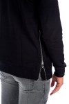 Balmain zipped hoodie w/badge Balmain  ZIPPED HOODIE W/BADGEzwart - www.credomen.com - Credomen