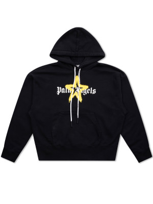 Palm Angels star sprayed hoodie 428-00843