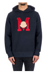 Moncler hoodie sweater Moncler  HOODIE SWEATERblauw - www.credomen.com - Credomen