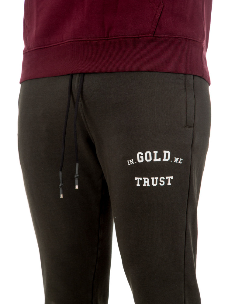 IN GOLD WE TRUST jogger pants streped IN GOLD WE TRUST  JOGGER PANTS STREPEDgroen - www.credomen.com - Credomen