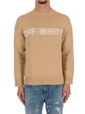 Off White float knit crewneck 454-00579