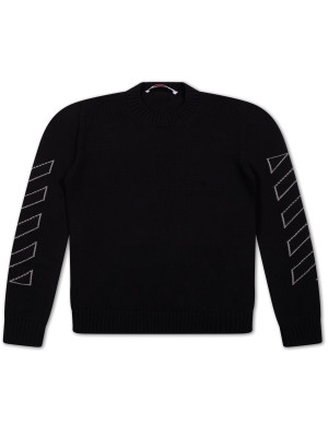 Off White diag outline knit 454-00621