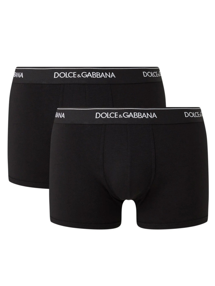 Dolce & Gabbana reg boxer 2-p Dolce & Gabbana  Reg Boxer 2-Pzwart - www.credomen.com - Credomen