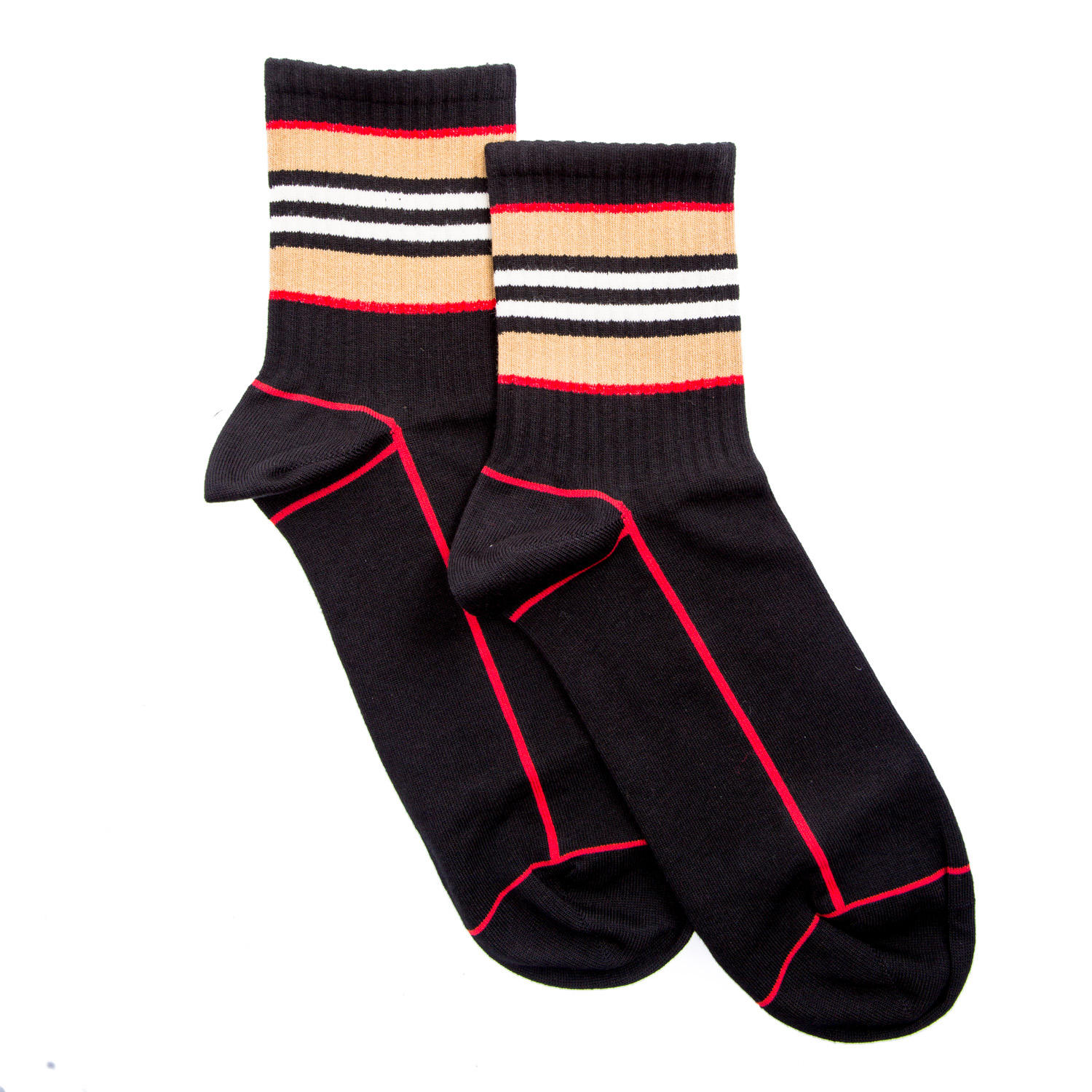 Burberry Stripe Sport Sock | Credomen