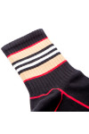 Burberry  stripe sport sock Burberry   Stripe Sport Sockzwart - www.credomen.com - Credomen