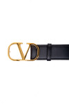 Valentino buckle belt Valentino  BUCKLE BELTzwart - www.credomen.com - Credomen