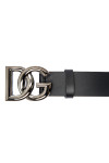 Dolce & Gabbana logo belt Dolce & Gabbana  Logo Beltzwart - www.credomen.com - Credomen
