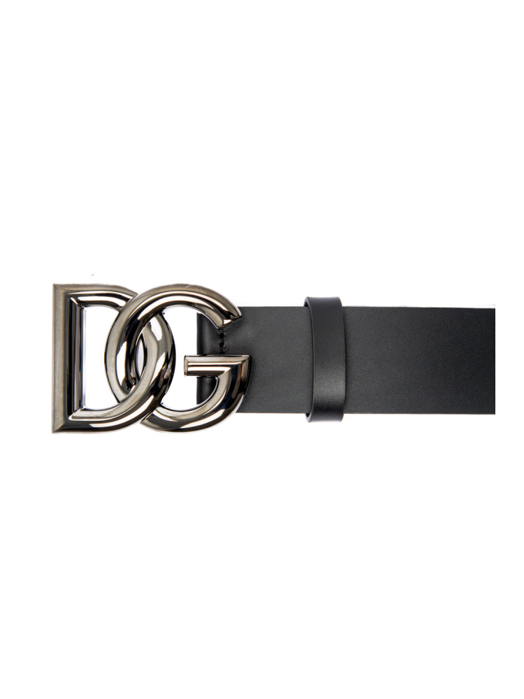 Dolce & Gabbana logo belt Dolce & Gabbana  Logo Beltzwart - www.credomen.com - Credomen