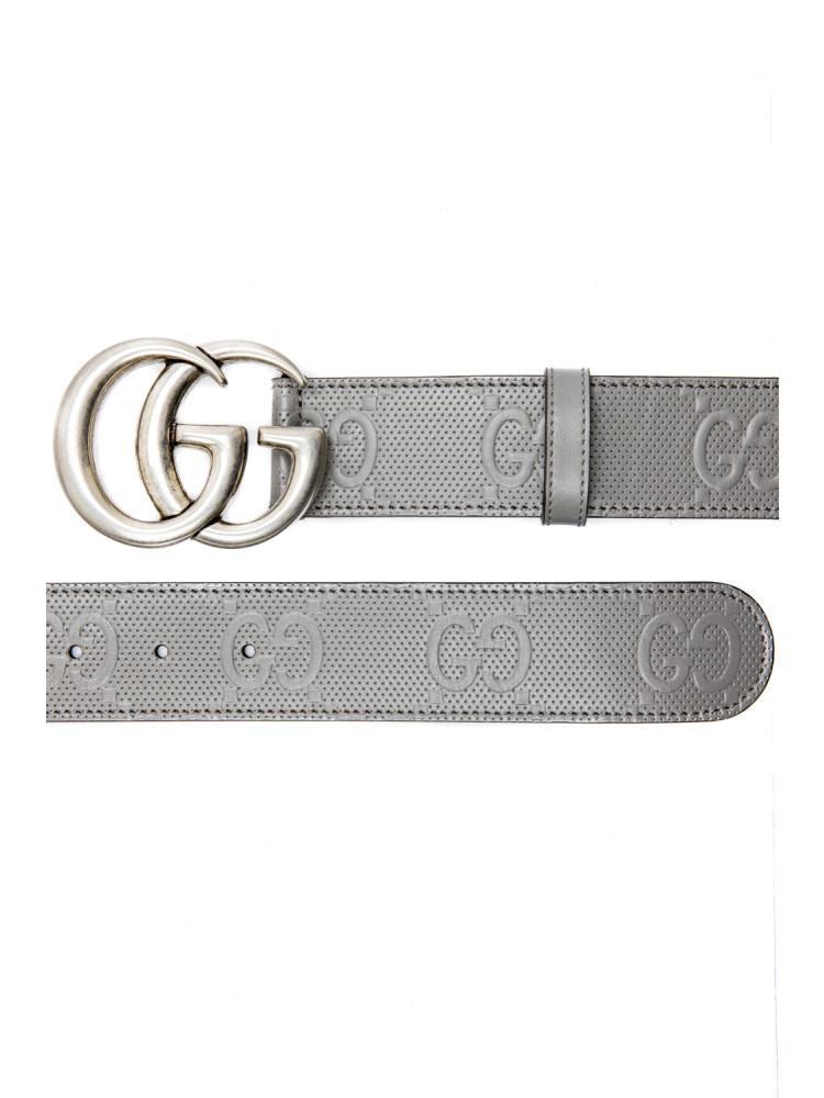 Gucci belt w.40 gg marmont Gucci  BELT W.40 GG MARMONTgrijs - www.credomen.com - Credomen