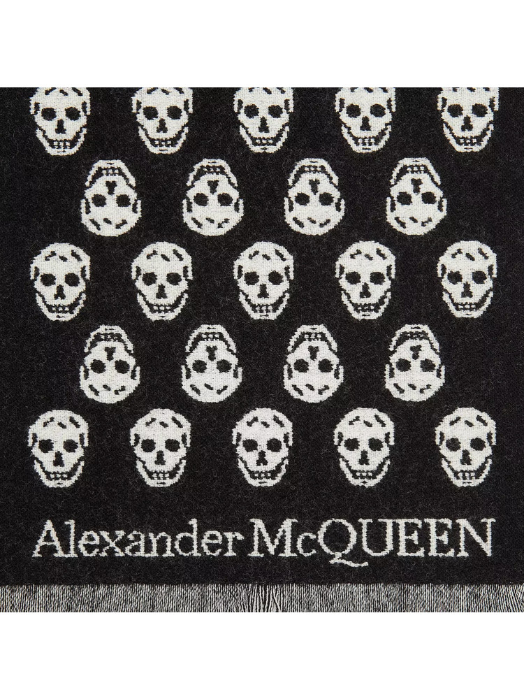 Alexander mcqueen scarf reversible upside d Alexander mcqueen  SCARF REVERSIBLE UPSIDE Dzwart - www.credomen.com - Credomen