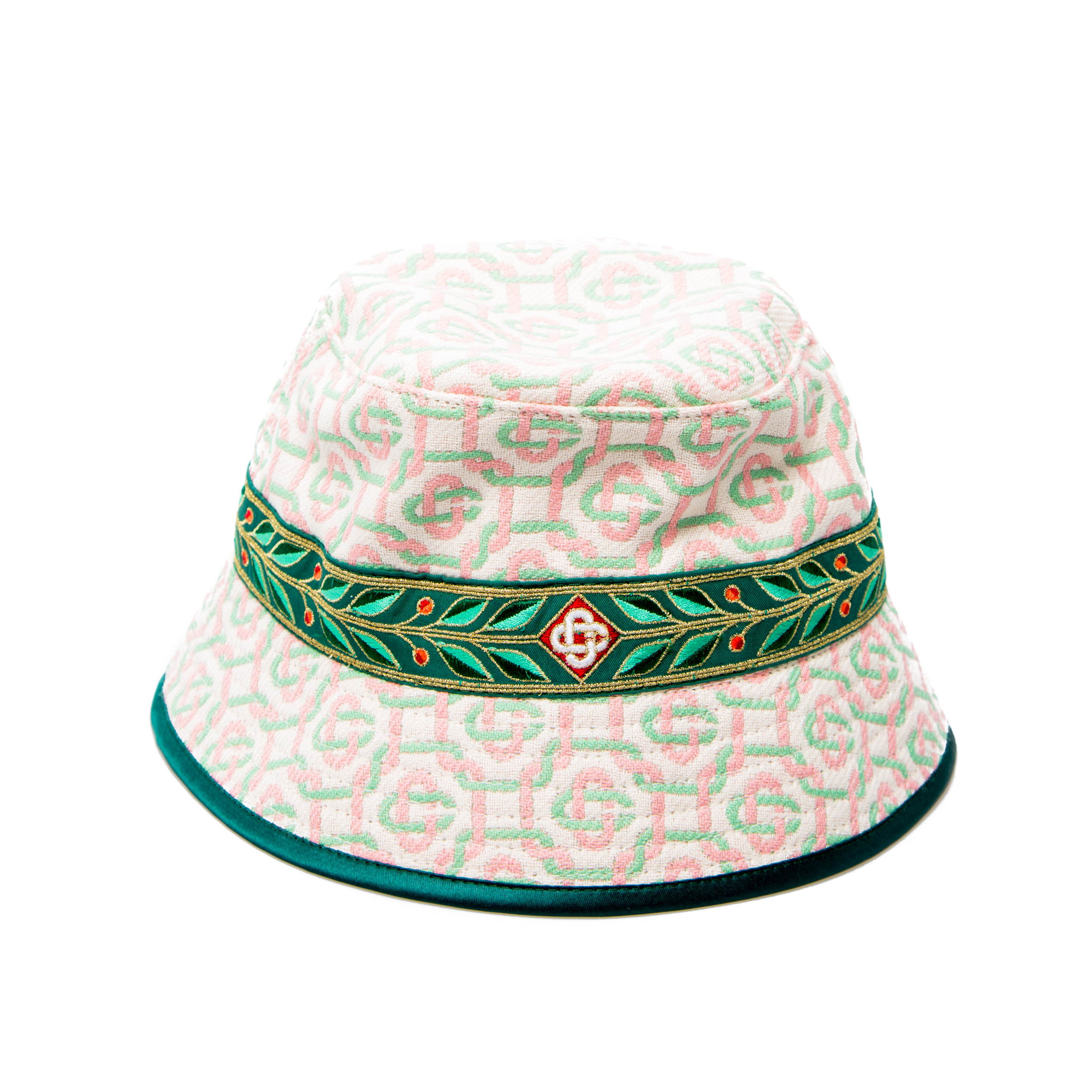 税込) CASABLANCA Laurel カサブランカ 刺繍 Hat Bucket ハット
