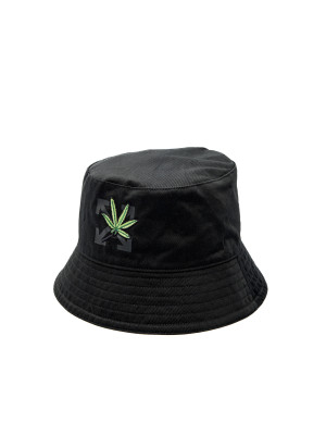 Off White weed bucket hat 469-00659