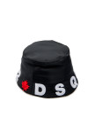 Dsquared2 oversized bucket hat Dsquared2  OVERSIZED BUCKET HATzwart - www.credomen.com - Credomen