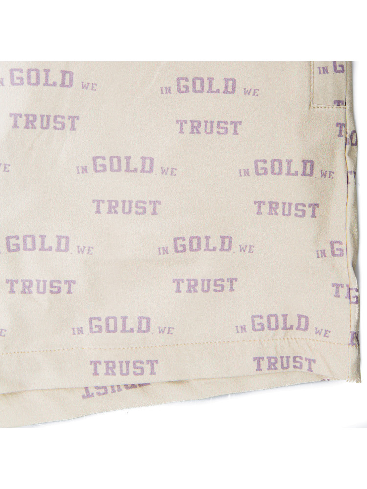 IN GOLD WE TRUST chain embroidery swims IN GOLD WE TRUST  CHAIN EMBROIDERY SWIMSbeige - www.credomen.com - Credomen