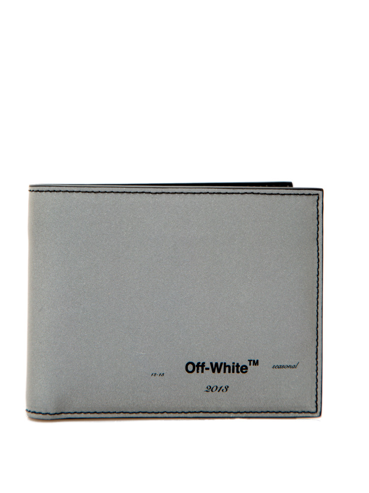 Off White logo bifold wallet Off White  LOGO BIFOLD WALLETzilver - www.credomen.com - Credomen