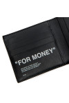 Off White quote bifold wallet Off White  QUOTE BIFOLD WALLETzwart - www.credomen.com - Credomen