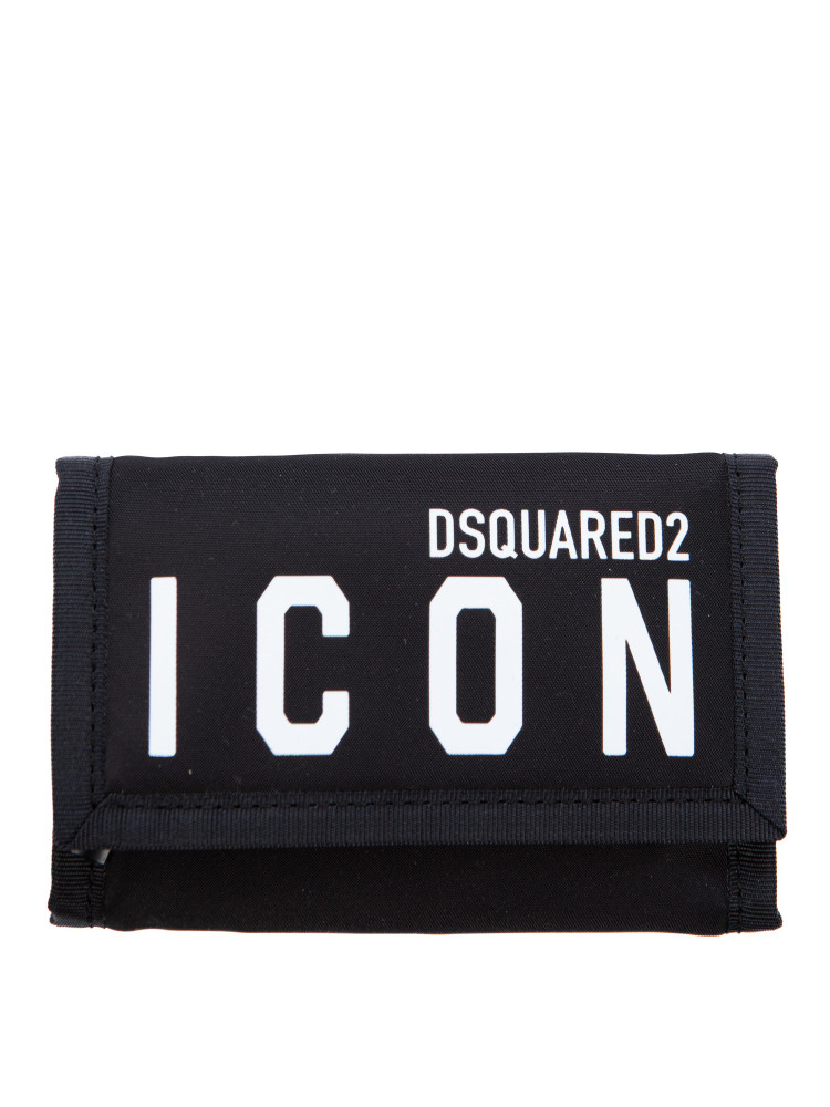 Dsquared2 d2 icon wallet Dsquared2  D2 ICON WALLETzwart - www.credomen.com - Credomen