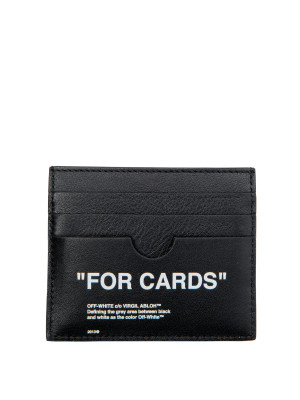 Off White quote card case 472-00328